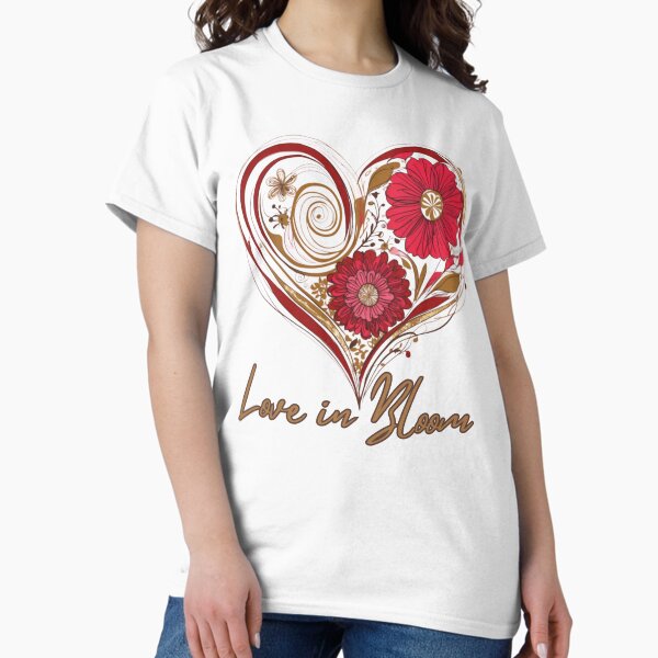 Item preview, Love in Bloom - Floral Heart Design designed and sold by Shadow Star Hub.