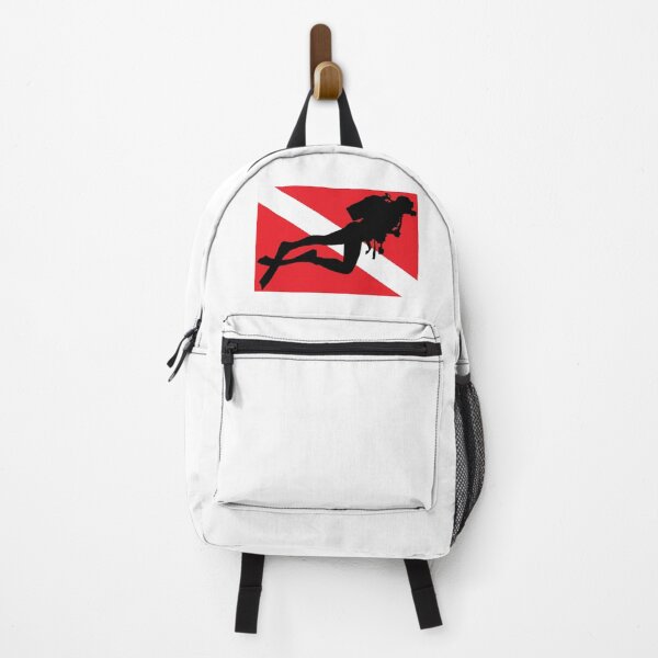 Item preview, Scuba Diver and Flag designed and sold by The Wandering Bookworm.