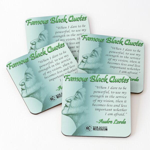 Item preview, Audre L Quote 1 designed and sold by RobScottCreates.
