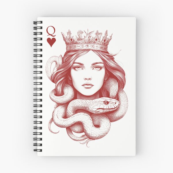 Item preview, Queen of Hearts and Snakes designed and sold by Ilze Lucero.