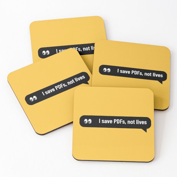 Item preview, i save pdfs not lives designed and sold by sydney-syder.