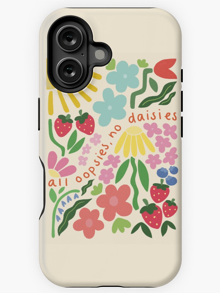Imagen 1 de 4, Funda de iPhone con la obra Todo es un error, no hay margaritas, diseñada y vendida por peevedandpeachy.