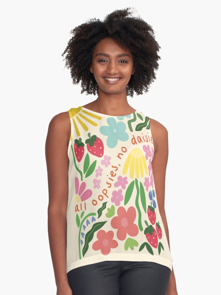 Vista previa del artículo con la obra «Blusa sin mangas», diseñado y vendido por peevedandpeachy.