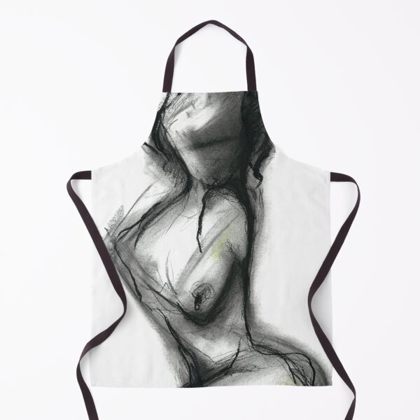 Item preview, Black sketch of woman,  Charcoal Drawing, Female figure  designed and sold by DenisaDesign.