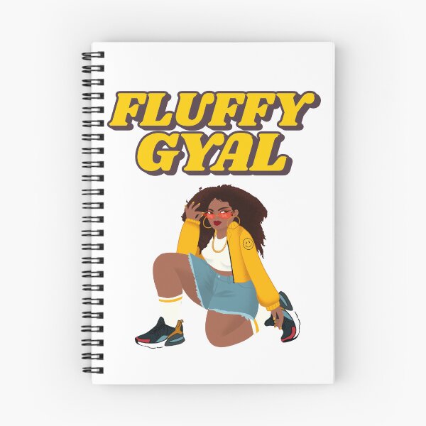 Item preview, Fluffy Gyal, Fat Girl, Jamaican Patois (Patwa)  designed and sold by Kolcha.