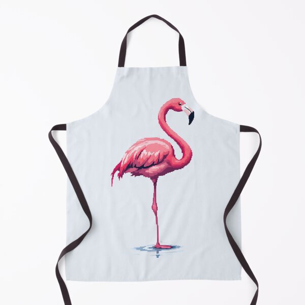 Item preview, Pixel Flamingo: Graceful One-Legged Pose designed and sold by Jollys-ArtShop.