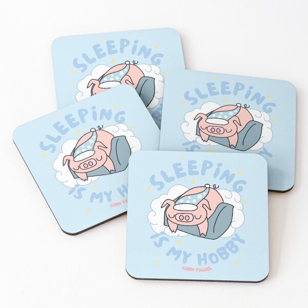 Item preview, Giddy Piggies Sleeping is My Hobby designed and sold by Giddy Piggies.