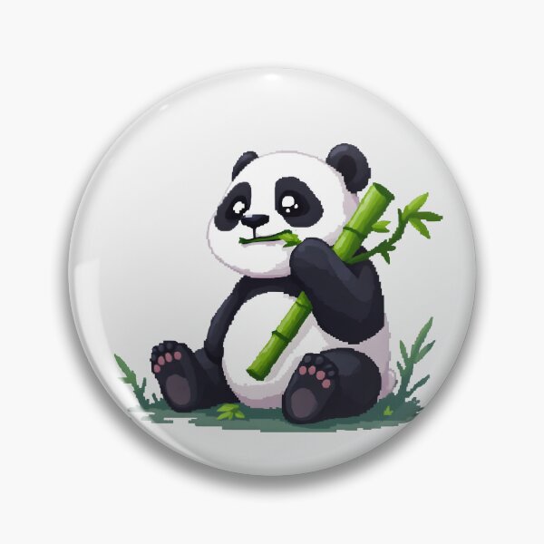 Item preview, Pixel Panda: Bamboo Feast designed and sold by Jollys-ArtShop.