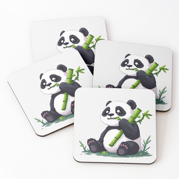 Item preview, Pixel Panda: Bamboo Feast designed and sold by Jollys-ArtShop.