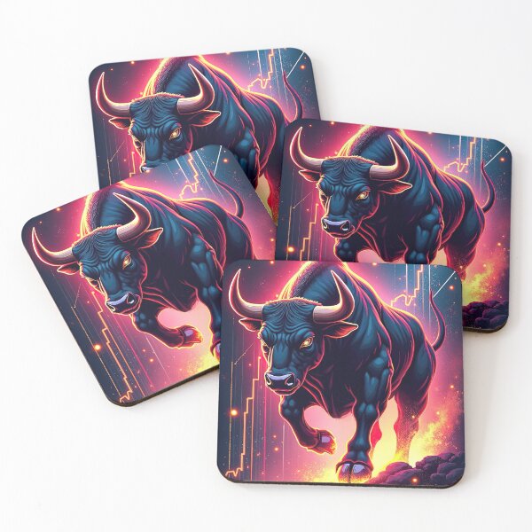 Item preview, Crypto Bull: Wealth and Prosperity Unleashed designed and sold by RK - Shop.