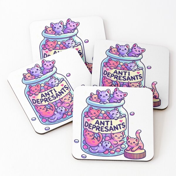 Item preview, Jar of Kittens Vinyl Sticker, Cat Sticker designed and sold by King Of Designs.