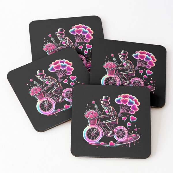 Item preview, Playful Skeleton with Floating Hearts – Valentine’s Day Vibe designed and sold by ATOTI.