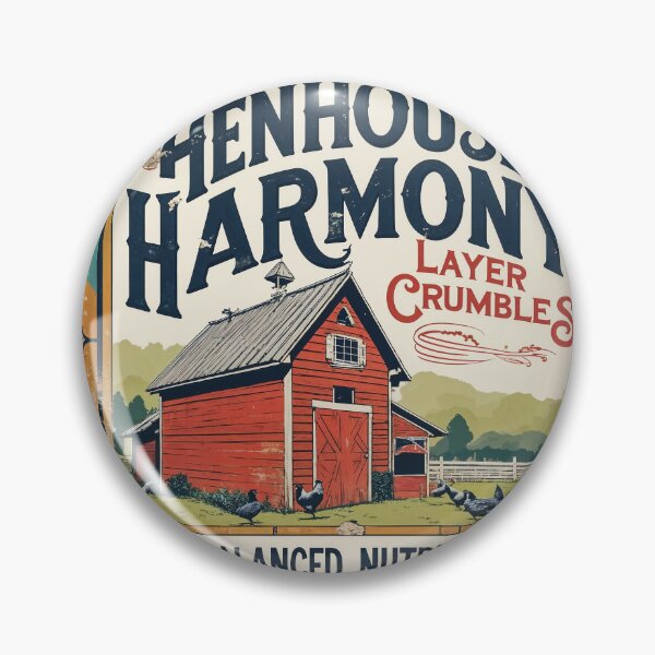 Item preview, Henhouse Harmony Vintage feed sack Design designed and sold by Marcee Duggar.
