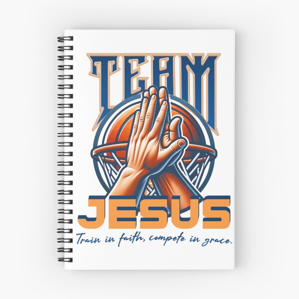 Item preview, Team Jesus - Basketball - Train in Faith, Compete in Grace designed and sold by VibeHiveThreads.
