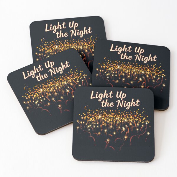 Item preview, Light Up the Night: Concert Crowd Holding Lighters Silhouette designed and sold by Jollys-ArtShop.