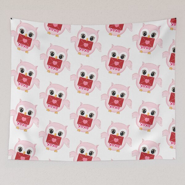 Item preview, Hugs and Kisses For Valentines Day My Love Letter Mr Owl The Love Bird designed and sold by NadeenInspires.
