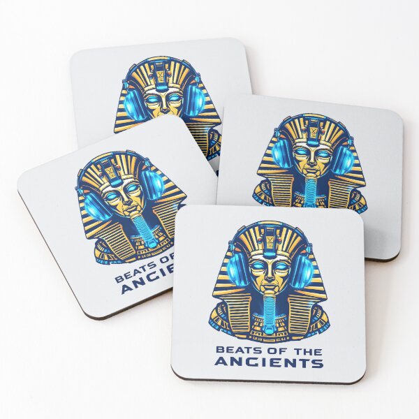 Item preview, Beats of the Ancients: Pharaoh with Headphones designed and sold by Jollys-ArtShop.