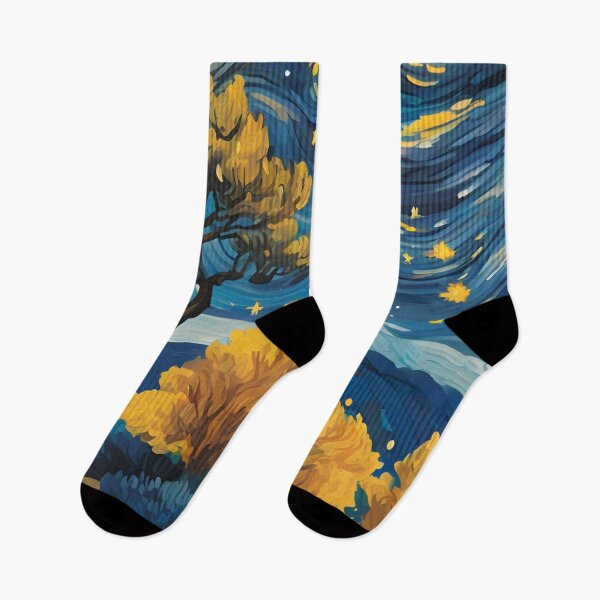 Item preview, A Starry Night in the style of Vincent van Gogh 3 designed and sold by AlinaSCorner.
