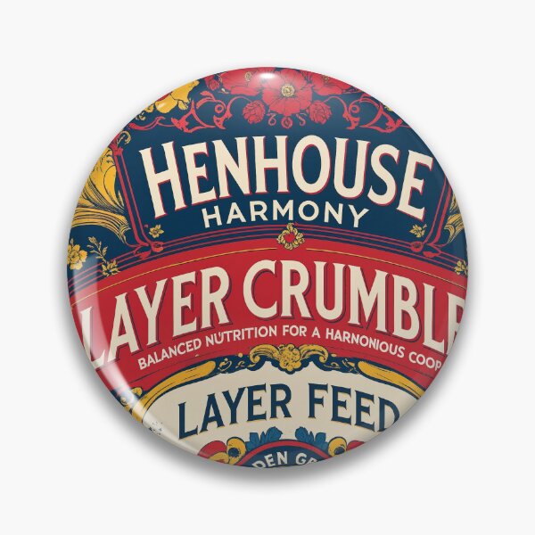 Item preview, HENHOUSE HARMONY FEED SACK VINTAGE DESIGN designed and sold by Marcee Duggar.