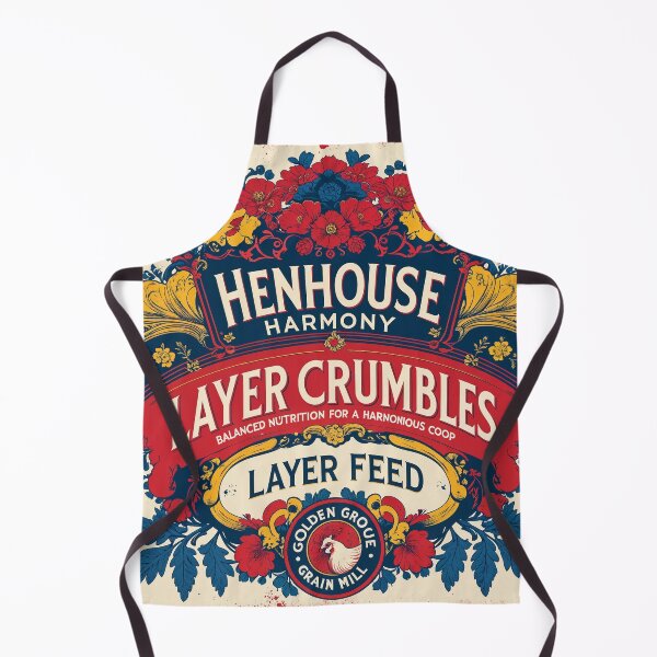 Item preview, HENHOUSE HARMONY FEED SACK VINTAGE DESIGN designed and sold by Marcee Duggar.