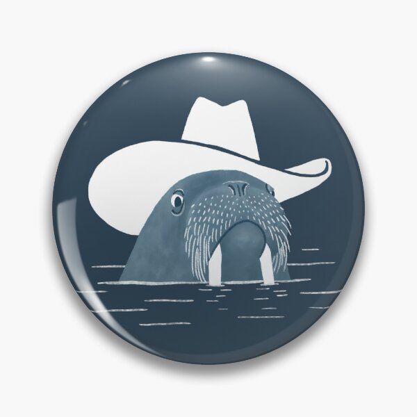 Item preview, Randy the Cowboy Walrus designed and sold by AnyoneCanYeehaw.