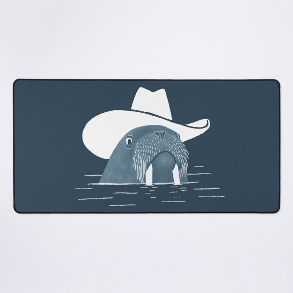 Item preview, Randy the Cowboy Walrus designed and sold by AnyoneCanYeehaw.