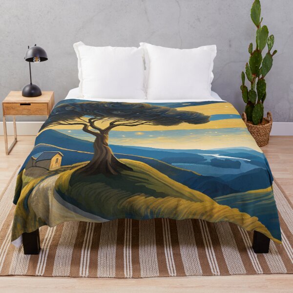 Item preview, A Starry Night in the style of Vincent van Gogh 4 designed and sold by AlinaSCorner.