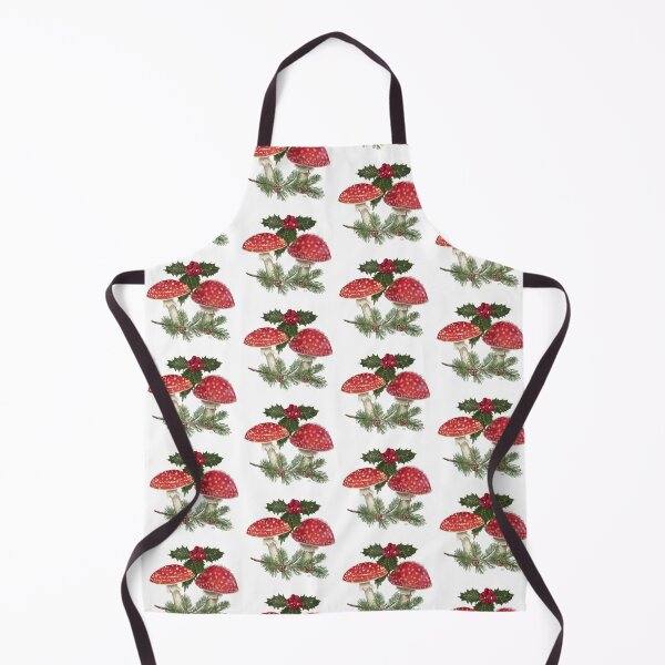 Aperçu de l'œuvre Amanita Houx Pin - Trio de Noël créée et vendue par Joyful Roots.