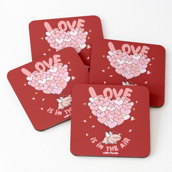 Item preview, Giddy Piggies Valentines Day Love is in the Air designed and sold by Giddy Piggies.
