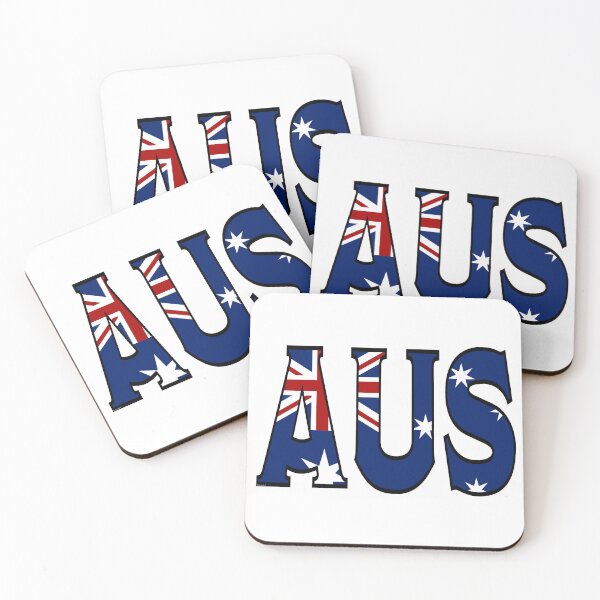 Item preview, Abbreviated Australia Flag Font designed and sold by Havocgirl.