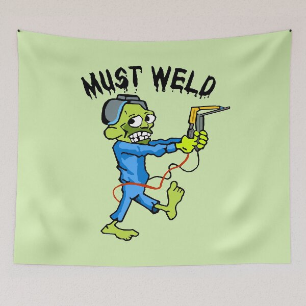 Item preview, Must Weld Zombie designed and sold by Havocgirl.
