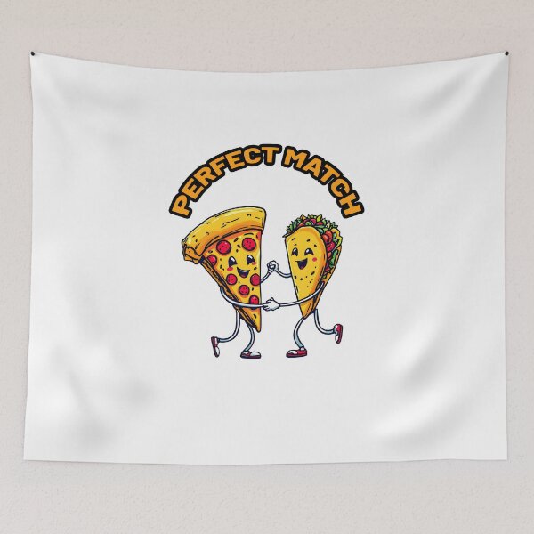 Item preview, Pizza and Taco Love designed and sold by Dazzle-Sizzle.