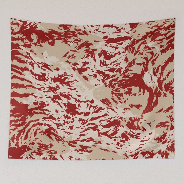 Item preview, Abstract Red Tiger Animal Print Boho designed and sold by trajeado14.