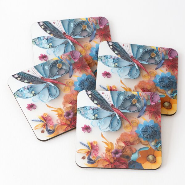 Item preview, Butterflies and Flowers designed and sold by Varmint-Varmit.