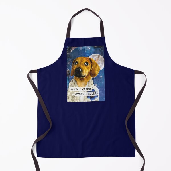 Item preview, Overthinking Brown Dog - 'Wait. Let me overthink this.' designed and sold by Nikki Fortuin Arts & Crafts.