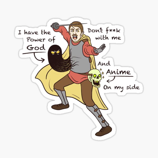 Item preview, The Power of God and Anime designed and sold by Rotten Little Flea.