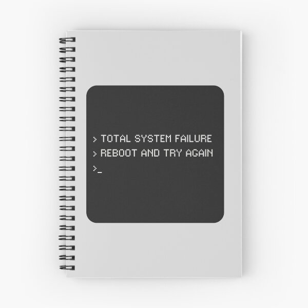 Item preview, Total System Failure (Black) designed and sold by High Buzz Creative.