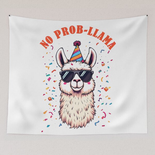 Item preview, No Prob-llama Celebration designed and sold by Dazzle-Sizzle.