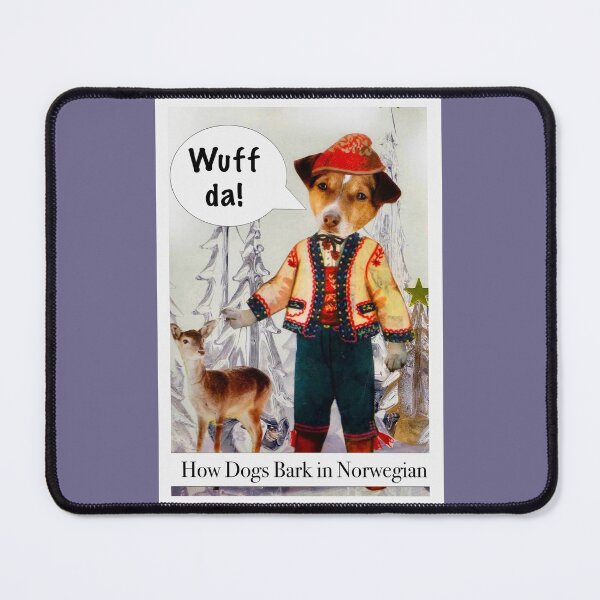Item preview, Scandinavian Dog and Deer - 'Wuff da!' designed and sold by Nikki Fortuin Arts & Crafts.