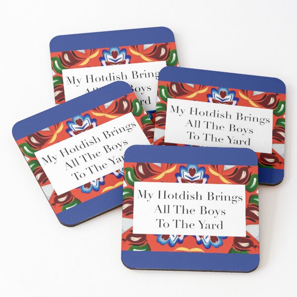 Item preview, 'My Hotdish Brings All The Boys To The Yard' designed and sold by Nikki Fortuin Arts & Crafts.