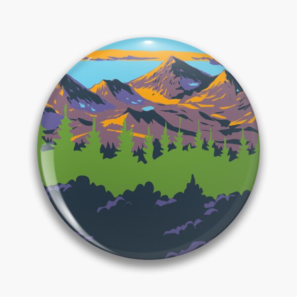 Item preview, Maple Pass Trail in North Cascades National Park Washington State WPA Art designed and sold by patrimonio.