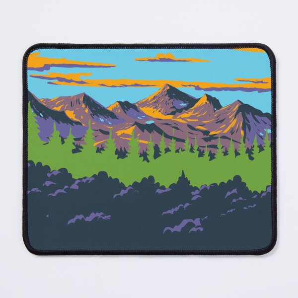Item preview, Maple Pass Trail in North Cascades National Park Washington State WPA Art designed and sold by patrimonio.