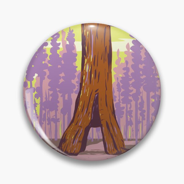Item preview, Mariposa Grove of Giant Sequoias Yosemite National Park California WPA Poster Art designed and sold by patrimonio.