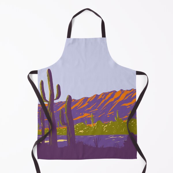 Item preview, Saguaro in South Mountain Park Phoenix Arizona WPA Poster Art designed and sold by patrimonio.