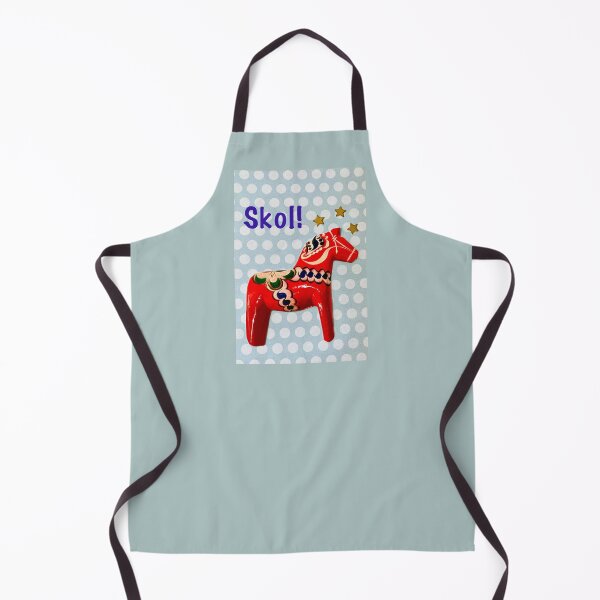 Item preview, Swedish Dala Horse - ‘Skol!’ designed and sold by Nikki Fortuin Arts & Crafts.