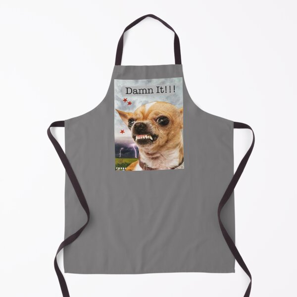 Item preview, Angry Chihuahua Dog - 'Damn It!!!' designed and sold by Nikki Fortuin Arts & Crafts.