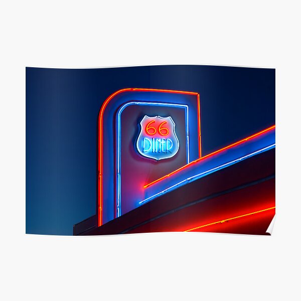 USA. New Mexico. Albuquerque. Route 66 Diner. Poster