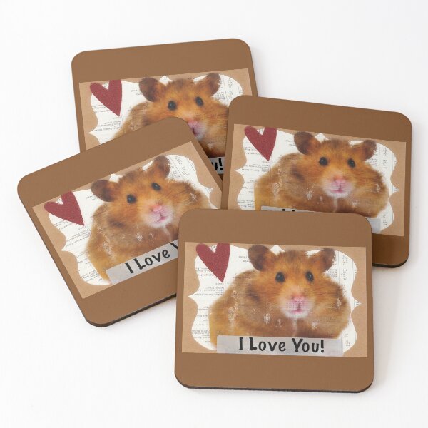 Artikelvorschau, Goldhamster - „Hamsterliebe“ entworfen und verkauft von Nikki Fortuin Arts & Crafts.