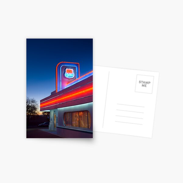 USA. New Mexico. Albuquerque. Route 66 Diner. Postcard