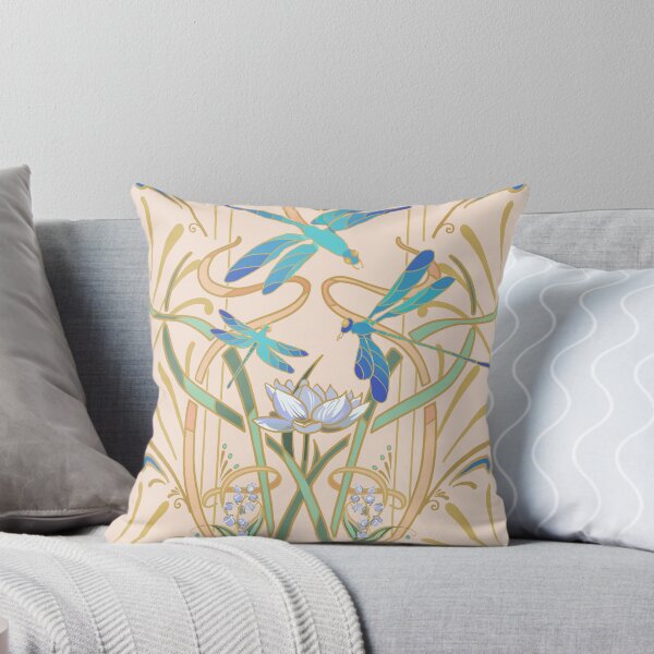 Item preview, Art Nouveau Dragonflies Pattern | Blush designed and sold by L Diane Johnson.